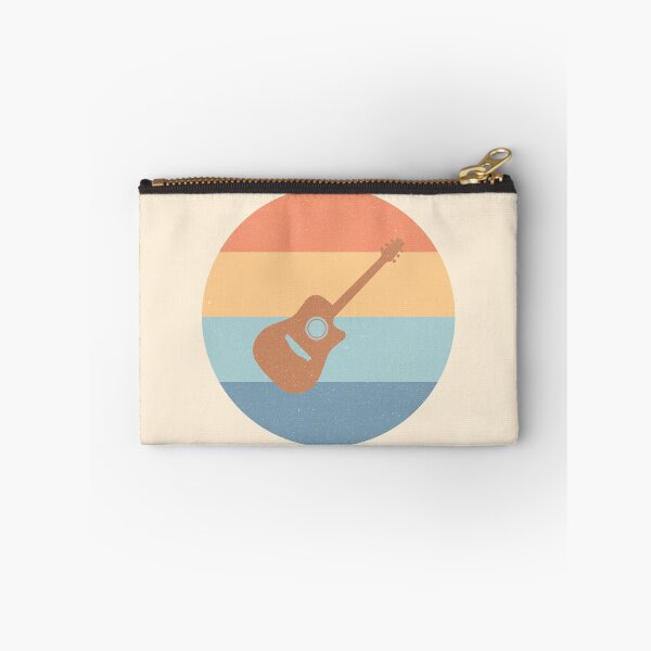 Item preview, Acoustic Guitar Icon Worn Pastel Retro Design designed and sold by kakarikihill.