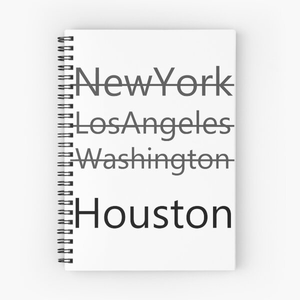 Item preview, American cities Houston design designed and sold by GetItGiftIt.