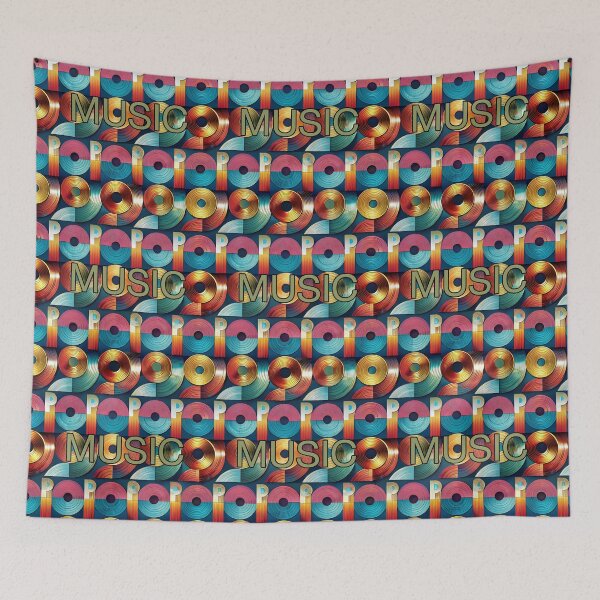Item preview, Retro Pop Beats: Vinyl Groove Art designed and sold by Michael van der Hoorn.