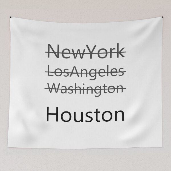 Item preview, American cities Houston design designed and sold by GetItGiftIt.