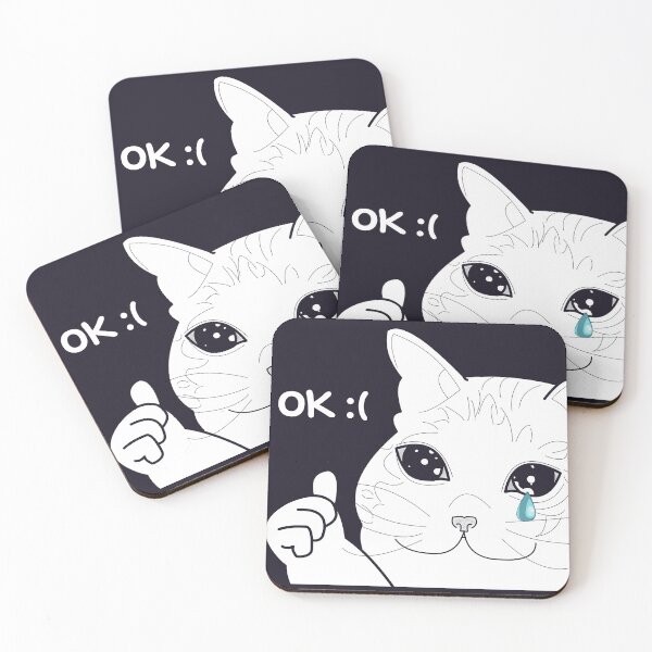 Item preview, Sad Cat meme OK :( designed and sold by Gujc.