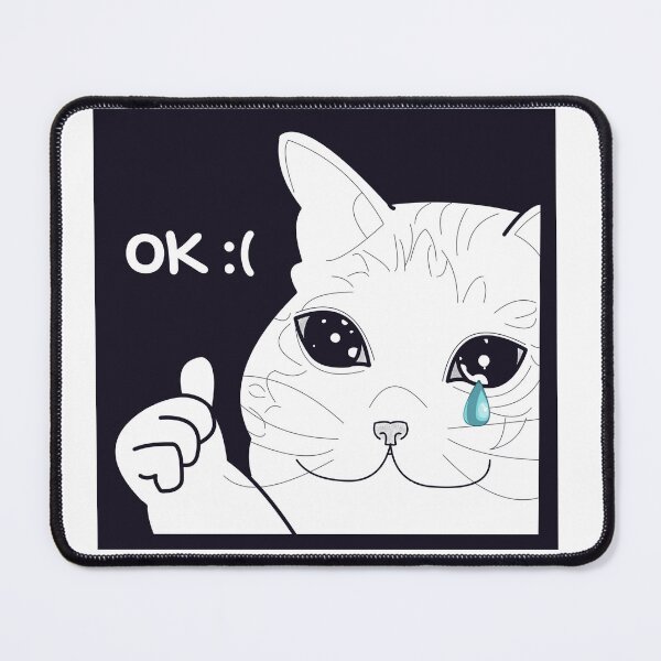 Item preview, Sad Cat meme OK :( designed and sold by Gujc.