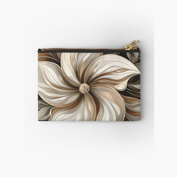 Item preview, Earthtone tattoo style gardenia flower designed and sold by dcrc.