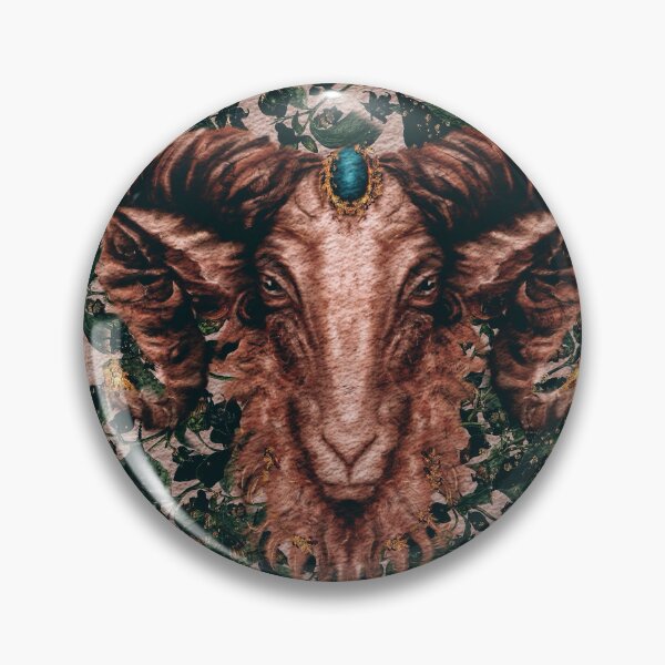 Item preview, Goblincore Art Faun: Mythical Creature watercolor forestcore cryptid with Dark Cottagecore Garden designed and sold by Monica Laipple.