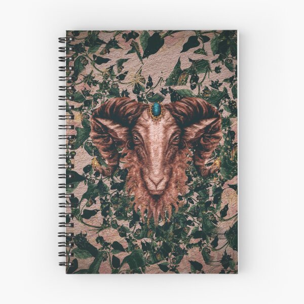 Item preview, Goblincore Art Faun: Mythical Creature watercolor forestcore cryptid with Dark Cottagecore Garden designed and sold by Monica Laipple.