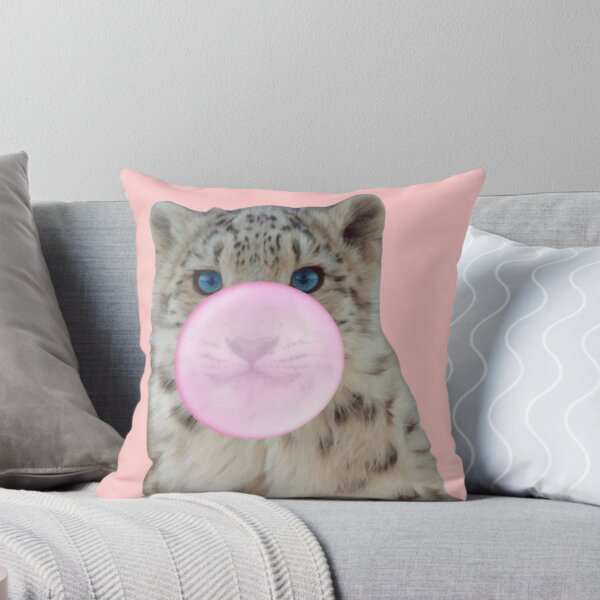 Item preview, Bubblegum snow leopard  designed and sold by SillyLittleSnek.