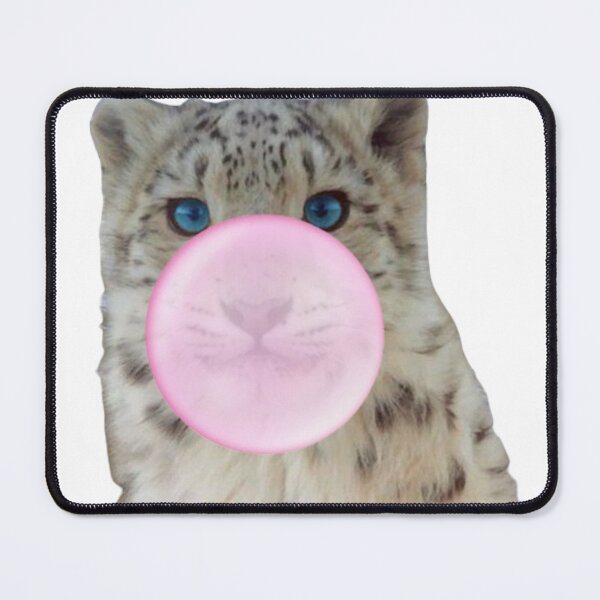 Item preview, Bubblegum snow leopard designed and sold by SillyLittleSnek.