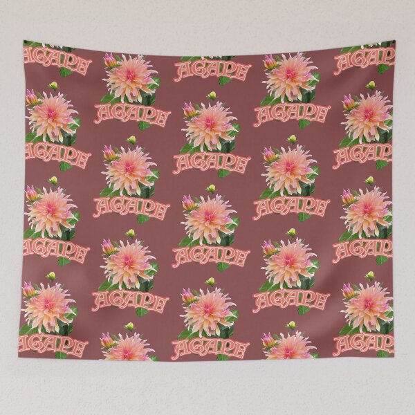 Item preview, Agape (pastel floral) designed and sold by Tripp Art Studio.