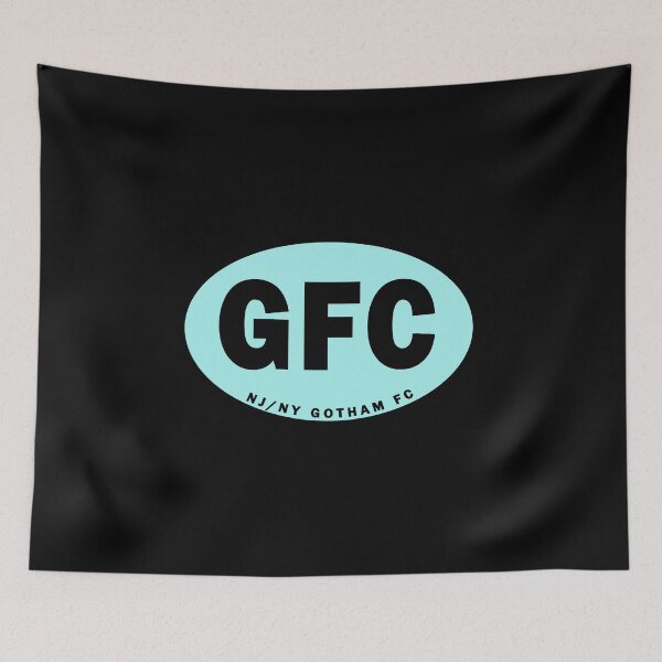 Artikelvorschau, Gotham FC Buntes klassisches Oval entworfen und verkauft von HBStickerworks.