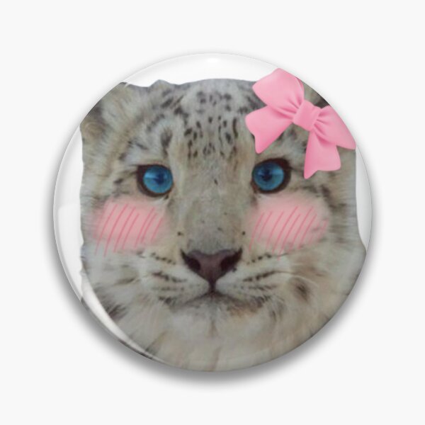 Item preview, Cute girly snow leopard designed and sold by SillyLittleSnek.
