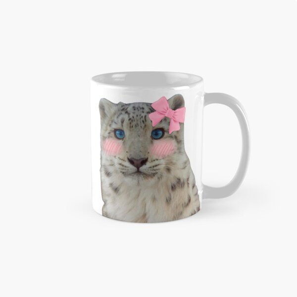Item preview, Cute girly snow leopard designed and sold by SillyLittleSnek.