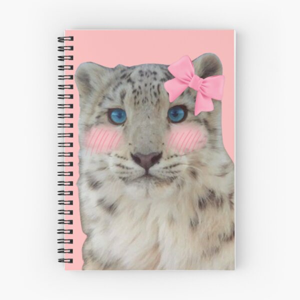 Item preview, Cute girly snow leopard designed and sold by SillyLittleSnek.