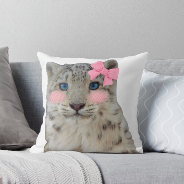 Item preview, Cute girly snow leopard designed and sold by SillyLittleSnek.
