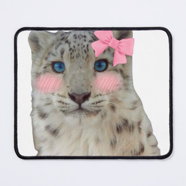 Item preview, Cute girly snow leopard designed and sold by SillyLittleSnek.