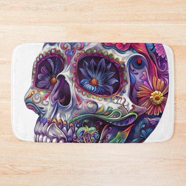 Item preview, Day of the Dead Skull Painting White and Bright 3 designed and sold by AstroRisq.
