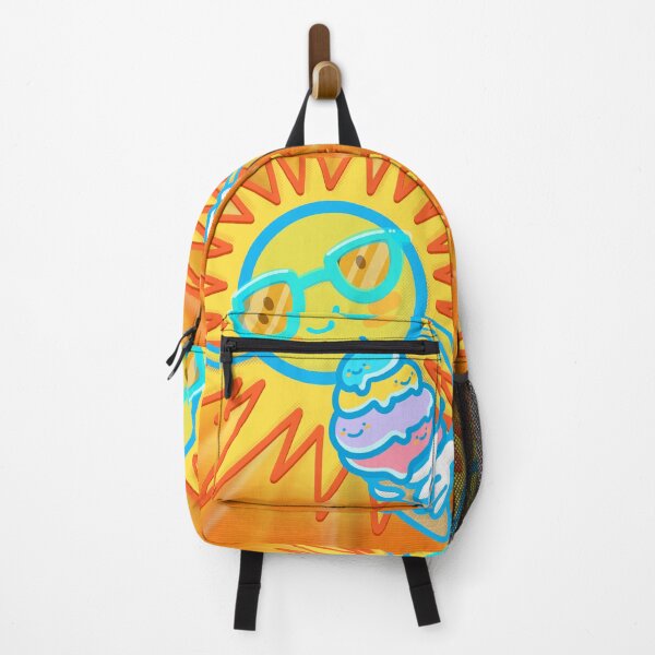 Item preview, Summer Bliss! Sun wearing sunglass eating icecream in summer designed and sold by tennstudio.