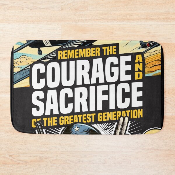 Item preview, Remember The Courage And Sacrifice Of The Greatest Generation - Patriotic designed and sold by Vector-Artist.