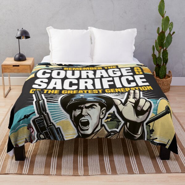 Item preview, Remember The Courage And Sacrifice Of The Greatest Generation - Patriotic designed and sold by Vector-Artist.