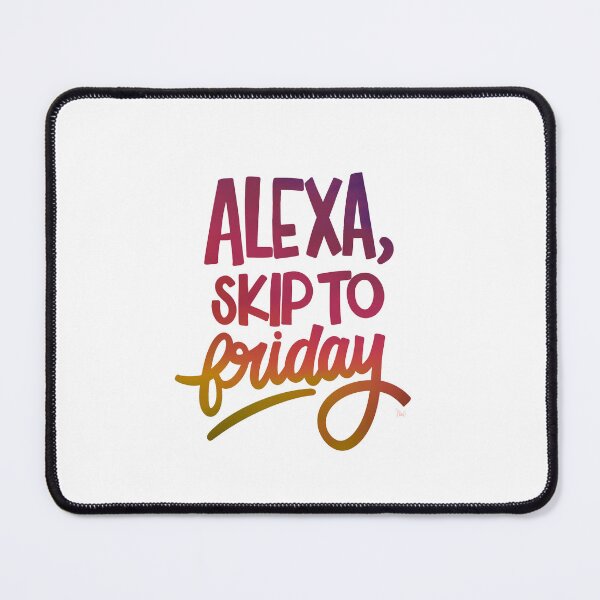 Item preview, Alexa, skip to Friday red designed and sold by Ninidesignss.