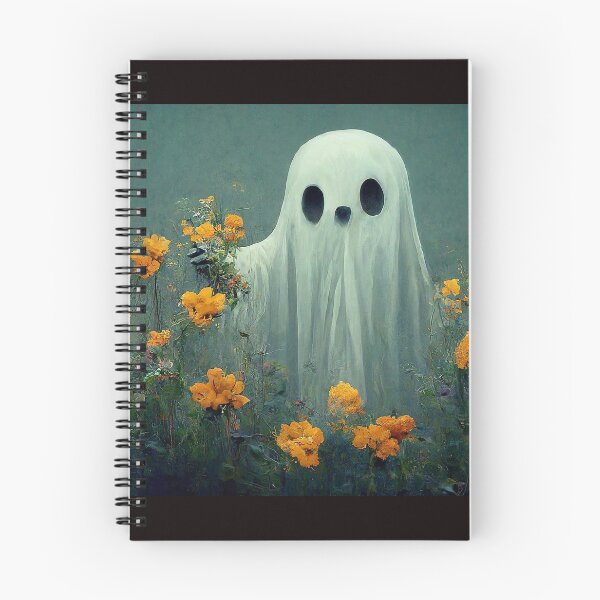 Item preview, Ghost picking flowers designed and sold by MeikoDesign.