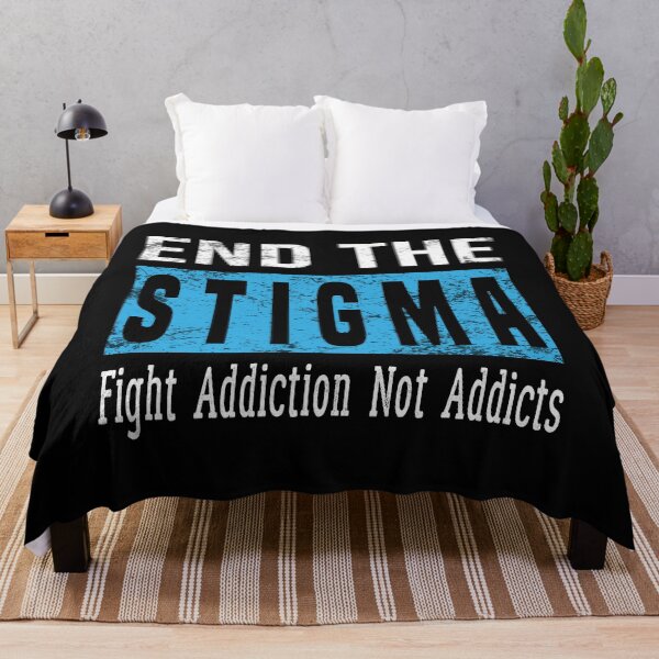 Item preview, End The Stigma Fight Addiction Not Addicts designed and sold by Salahboulehoual.