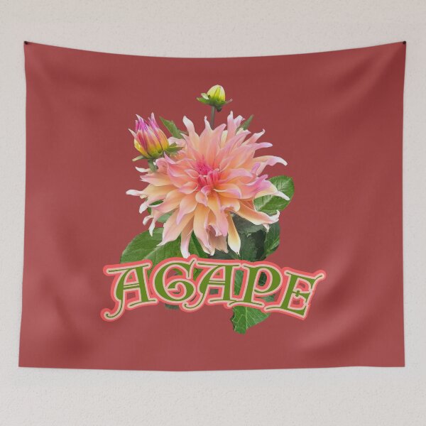 Item preview, Agape (pastel floral 2) designed and sold by Tripp Art Studio.