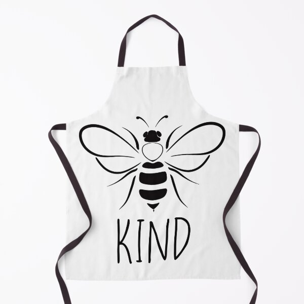 Item preview, Bee kind , black and white bee , positive inspirational be kind designed and sold by Inktown.
