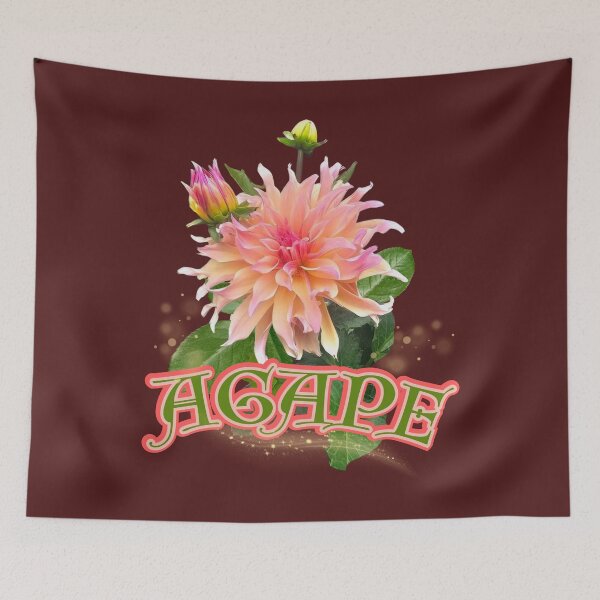 Item preview, Agape (pastel floral 3) designed and sold by Tripp Art Studio.