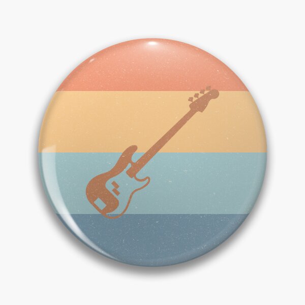 Item preview, Bass Guitar Electric P Bass Style Worn Pastel Retro Design designed and sold by kakarikihill.