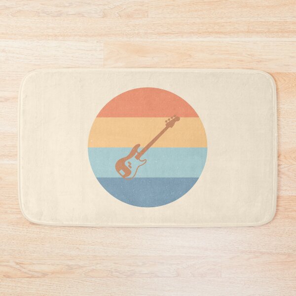 Item preview, Bass Guitar Electric P Bass Style Worn Pastel Retro Design designed and sold by kakarikihill.