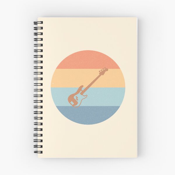Item preview, Bass Guitar Electric P Bass Style Worn Pastel Retro Design designed and sold by kakarikihill.