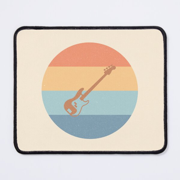 Item preview, Bass Guitar Electric P Bass Style Worn Pastel Retro Design designed and sold by kakarikihill.