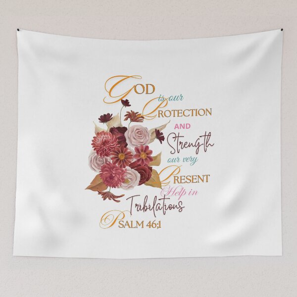 Item preview, God is our protection, light in the darkness. Refuge in tribulation. designed and sold by Virtuousvogue.