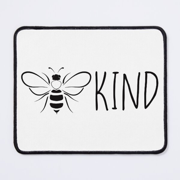 Item preview, Bee kind , black and white bee ,  positive inspirational be kind designed and sold by Inktown.
