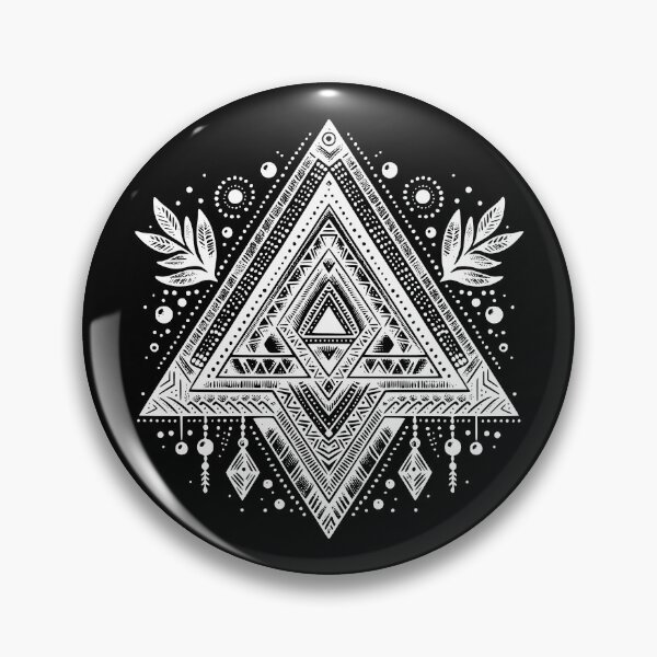 Item preview, Sacred Geometry, Nature's Triangle,  of Leaves,  Leaf Mandala designed and sold by Numbers-Art.