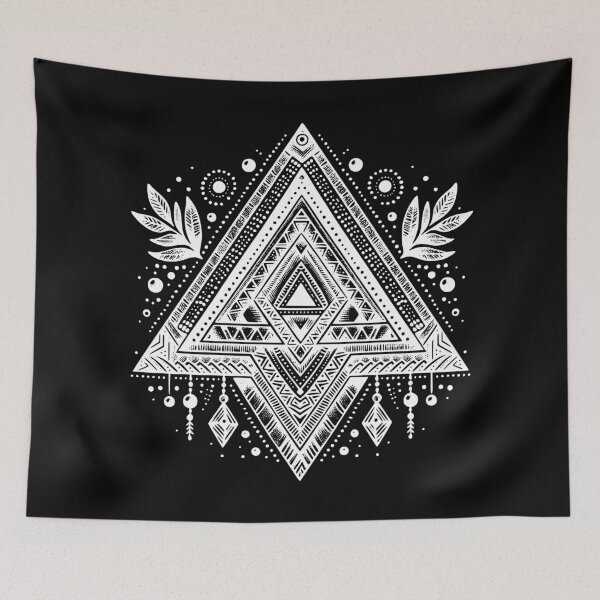 Item preview, Sacred Geometry, Nature's Triangle,  of Leaves,  Leaf Mandala designed and sold by Numbers-Art.