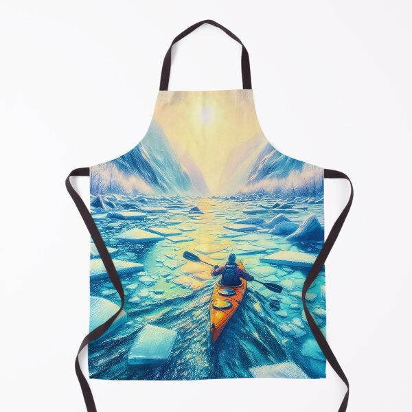 Item preview, Kayaking in ice lagoon designed and sold by Thedigital91.