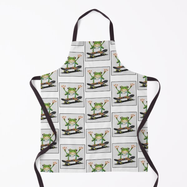Item preview, Handstanding Skateboard Frog: A Splash of Color and Fun designed and sold by Colorful-Garden.