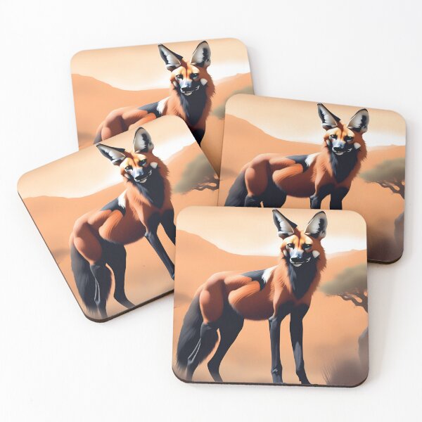 Item preview, El lobo de crin del cerrado designed and sold by DebriArte.
