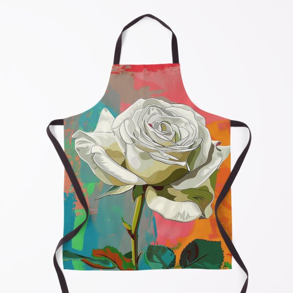 Item preview, White Rose Pop Art 1 designed and sold by AstroRisq.