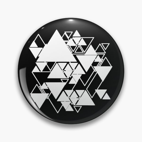 Item preview, Sacred Geometry, set of black and white triangles designed and sold by Numbers-Art.