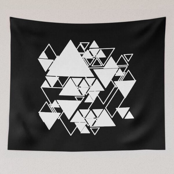 Item preview, Sacred Geometry, set of black and white triangles designed and sold by Numbers-Art.