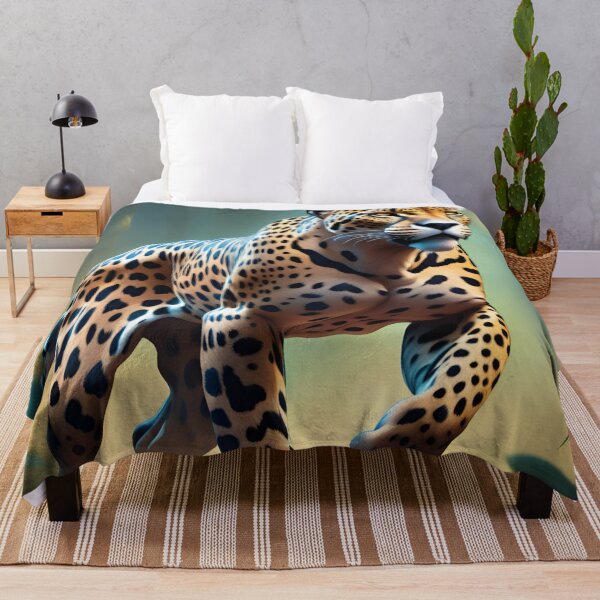Item preview, Jaguar with golden fur and black spots from the Amazon designed and sold by DebriArte.