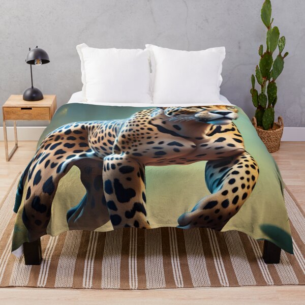 Item preview, jaguar with golden fur and black spots from the Amazon designed and sold by DebriArte.