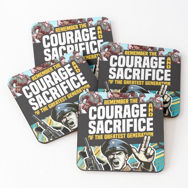 Item preview, Remember The Courage And Sacrifice Of The Greatest Generation 3 - Patriotic designed and sold by Vector-Artist.