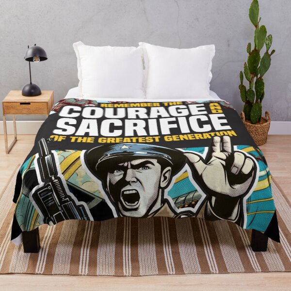 Item preview, Remember The Courage And Sacrifice Of The Greatest Generation 3 - Patriotic designed and sold by Vector-Artist.