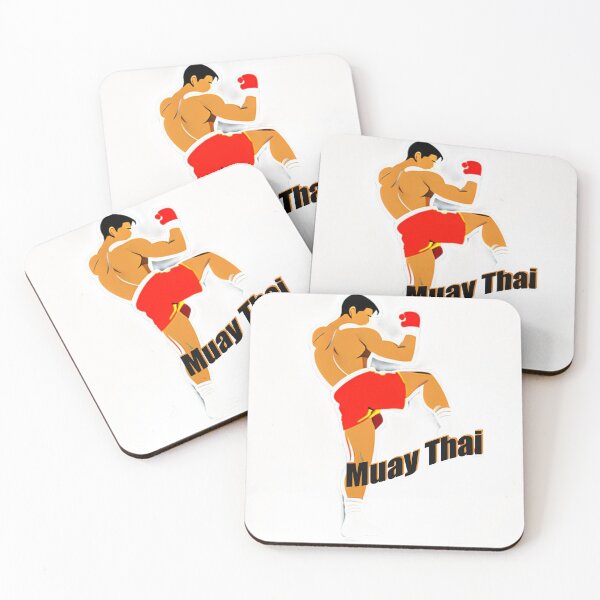 Item preview, Dynamic Muay Thai Fighter Illustration designed and sold by Jr-Mensagens.