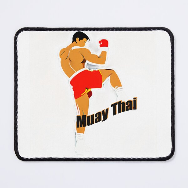 Item preview, Dynamic Muay Thai Fighter Illustration designed and sold by Jr-Mensagens.