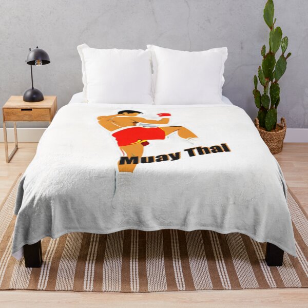 Item preview, Dynamic Muay Thai Fighter Illustration designed and sold by Jr-Mensagens.