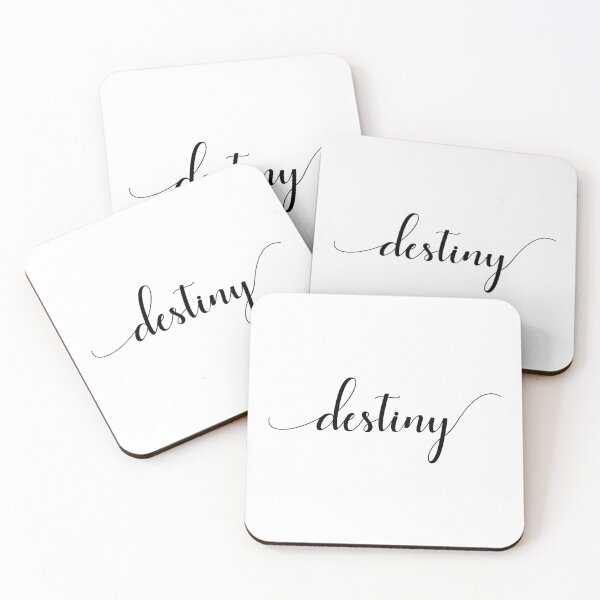 Item preview, Destiny - Custom name on delicate black cursive font designed and sold by To the Lua.